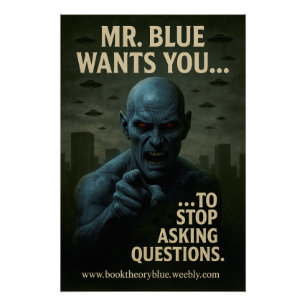 Théorie du livre Poster bleu 05