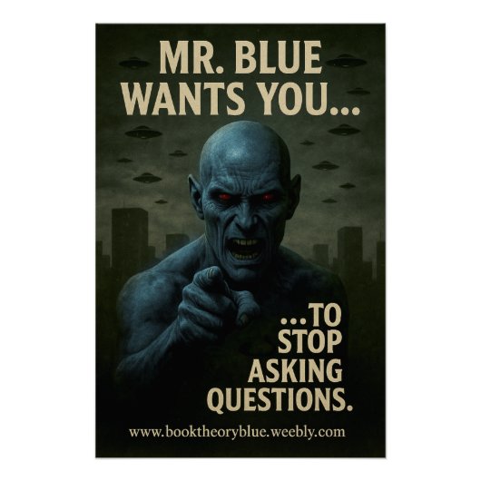 Théorie du livre Poster bleu 05 (Devant)