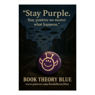 Théorie du livre Poster bleu 10