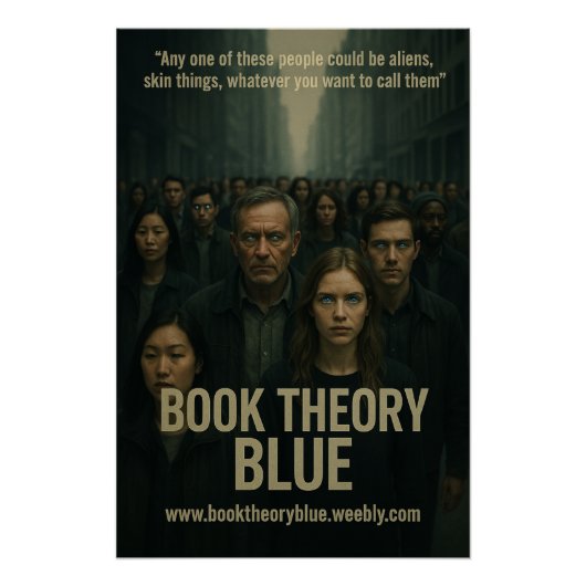 Théorie du livre Poster bleu 11 (Devant)