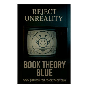 Théorie du livre Poster bleu 13