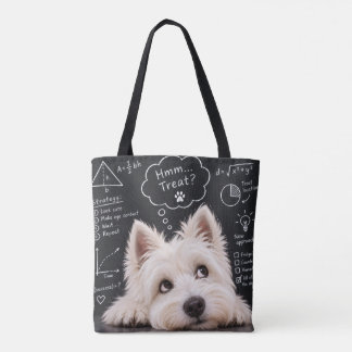 Theorie van Brokken Westie Boodschappentas Draagtas
