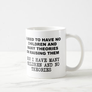 Théories sur l'éducation des enfants Mug drôle