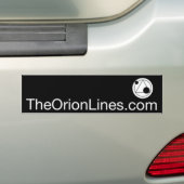 TheOrionLines.com bumpersticker (Op auto)