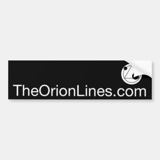 TheOrionLines.com bumpersticker (Voorkant)