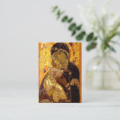 Théotokos de la carte de prière de la grossesse de (Debout devant)