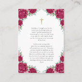 Theotokos et la carte de prière de la grossesse en (Devant)