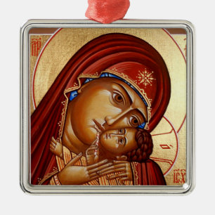 Theotokos Metalen Ornament