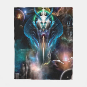 Thera Queen of the Galaxy Fleece Blanket Deken