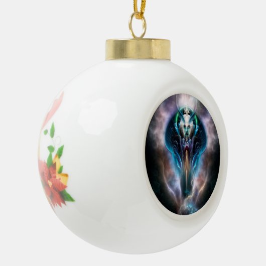 Thera The Etheral Queen Ceramic Ball Ornament (Links)