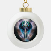 Thera The Etheral Queen Ceramic Ball Ornament (Voorkant)
