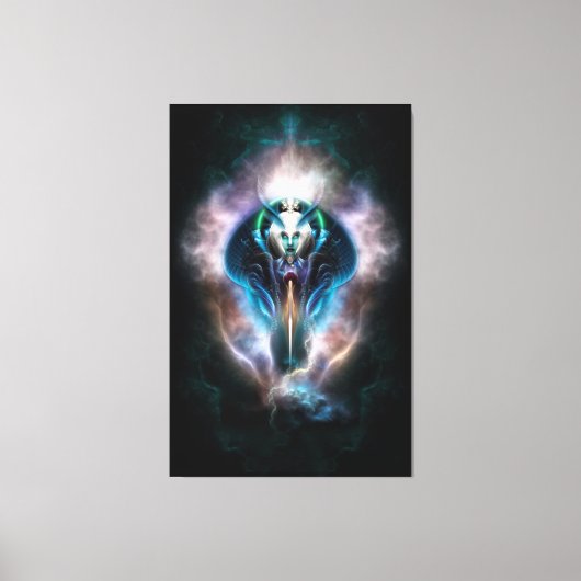 Thera The Etheral Queen Wrapped Canvas Afdruk (Voorkant)