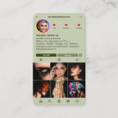 Therapeut Massage Spa Wellness Sage Modern IG Visitekaartje (Voorkant)