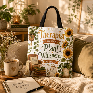 Therapeut plant fluisteraar draagtas