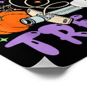 Therapeut trakteren of behandelen ICU Run Hallowee Poster (Hoek)