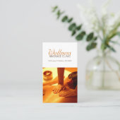 Thérapeute de massage, Clinique, Carte de visite d (Debout devant)