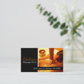 Thérapeute de massage, Clinique, Carte de visite d (Debout devant)