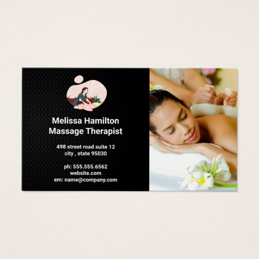 Thérapeute de massage | Logo de Spa (Devant)
