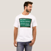 Thérapeute des problèmes de maths T-shirt drôle (Devant entier)