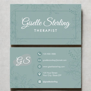 Therapeutisch Counselor Bloem Botanisch Visitekaartje