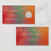 Thérapie couleur avec Carte de visite de logo (Devant / Derrière)
