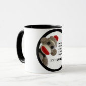 Thérapie de Monkee de chaussette - tasse de banane (Devant gauche)