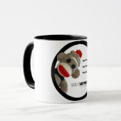 Thérapie de Monkee de chaussette - vraie tasse de (Devant gauche)