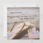 THÉRAPIE DE PLAGE 5,25 x 5,25 carte (Devant)