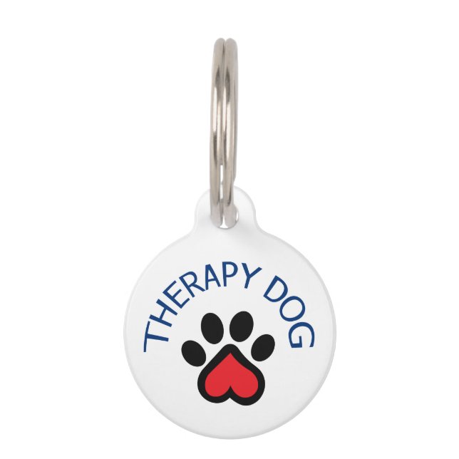 Therapie Dog Huisdierpenning (Voorkant)