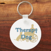 Therapie Dog Sleutelhanger (Voorkant)