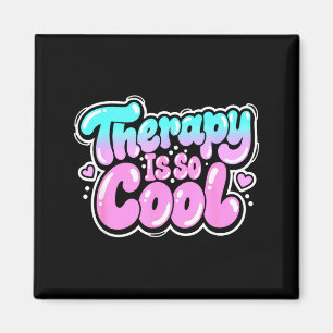 Therapie is cool - gezonde instelling positieve ge magneet