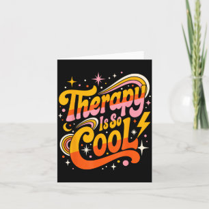 Therapie is Cool Gezonde Mentaliteit Positieve Gee Kaart