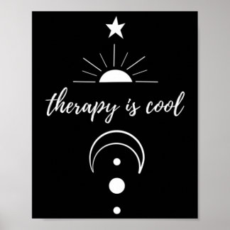 Therapie Is Cool Zelfbewustzijn Geestelijke Gezond Poster