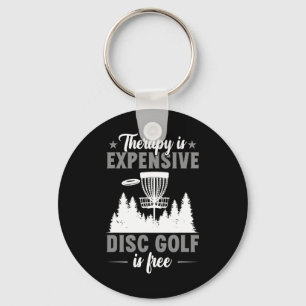 Therapie is duur Discgolf Discgolfer Sleutelhanger