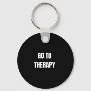 Therapie is een reis naar genezing sleutelhanger