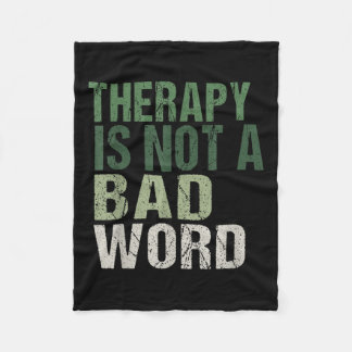 Therapie is geen slecht woord geestesziekte fleece deken