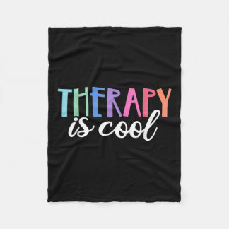 Therapie is koele zelfzorg geestelijke gezondheid  fleece deken