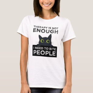Therapie Is Niet Voldoende - Ik Moet Mensen Bijten T-shirt