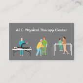 Thérapie physique Cartes de visite de traitement M (Devant)