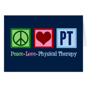 Thérapie physique Peace Love PT Blue Card