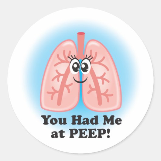 Thérapie respiratoire Stickers "Vous m'avez eu à P (Devant)