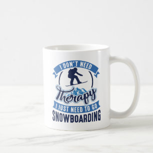 Therapie Snowboarding Koffiemok