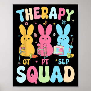 Therapie Squad Paasdag Slp Out Pt Bunny Eggs Daar Poster