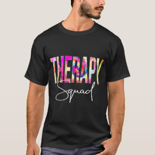Therapie Squad Tie Dye Back to School Vrouwen T-shirt