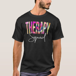 Therapie Squad Tie Dye Terug naar school T-shirt