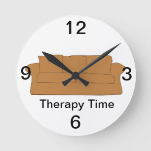 Therapie Time Clock Ronde Klok