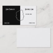 Therapie - Visitekaartje van huwelijksconsulent (Voorkant / Achterkant)