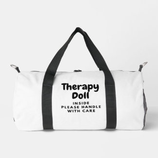 Therapiepop binnen boodschappentas plunjezak