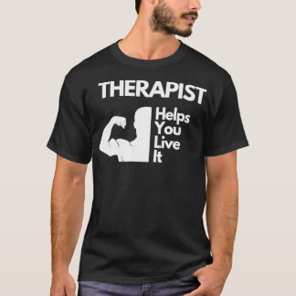 Therapist helpt je om het Shirt Fysieke Therapie t