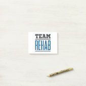 Therapist van team Rehab Rehabilitation Technicia Post-it® Notes (Op bureau)